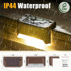 SOLPEX Solar Deck Lights Outdoor 16 Pack, Solar Step Lights Waterproof Led - Image 8