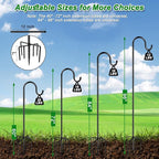 72" Shepherds Hooks for Outdoor, Heavy Duty Bird Feeder Pole - Image 4