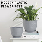 Plant Pots 10/9/8/7.5/7 inch Flower Pots - Image 4