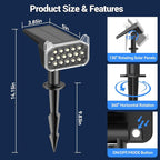 WdtPro Solar Spot Lights Outdoor Waterproof, 6 Pack, Bright Solar Landscape - Image 9