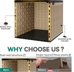 YITAHOME XXL 230 Gallon Large Deck Box, Outdoor Storage - Image 2