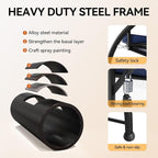 3-Seat Patio Swing Chair Outdoor Heavy Duty Steel Frame - Image 4