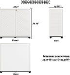 Outdoor/Indoor Storage Box, Resin and Plastic Storage Cabinet Waterproof - Image 4