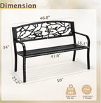 Outvita Outdoor Bench, Patio Bench - Image 3