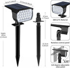 Solar Spot Lights Outdoor Color Changing, Christmas Landscape Spotlights - Image 7