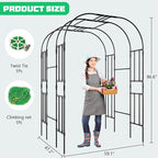 DoCred Large Garden Arch Trellis - Image 3