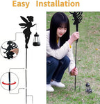 Solar Fairy Garden Stake Decorative Lantern Outdoor Waterproof, Outdoor Garden - Image 8