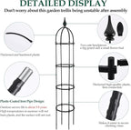 Obelisk Trellis for Climbing Plants Outdoor 6.6ft, Garden Tower Trellis for - Image 2