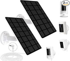 2-Pack 5W 6V Solar Panel for Ring Camera, Solar Charger Compatible by DFTIM