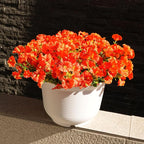 Artificial Flowers for Outdoors, UV Resistant Fake Silk Morning Glory, - Image 6