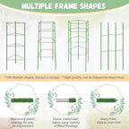 Legigo 8-Pack Tomato Cage for Garden Plant Support- Up to 48inch Garden Stakes - Image 5