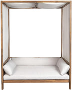 Scott Living Outdoor Acacia Wood Daybed - Image 4