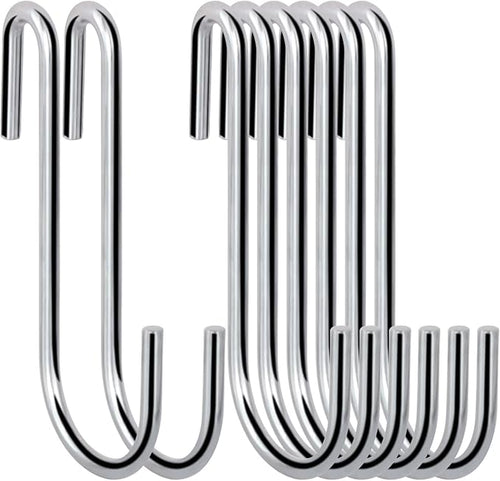 30 Pack 3 Inch S Hooks Heavy Duty Pan Pot Holder Rack Hooks Hanging Hangers S by ESFUN
