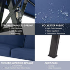 AECOJOY 2-Seat Outdoor Patio Swing Chair - Image 4