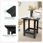 Outdoor Side Table, HDPS Single Adirondack Side Table Weather Resistant - Image 5