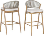 Christopher Knight Home Hearth 30.25" Patio Barstools Set of 2, Woven Wicker - Image 6