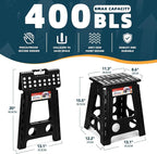 ACSTEP Folding Step Stool 16 Inch Heavy Duty Step Stool Foldable - Image 6