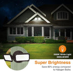 LEPOWER 3000LM LED Flood Light Outdoor, Switch Controlled LED Security Light - Image 3
