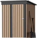 Greesum 5×3FT Outdoor Storage Shed, Metal Patio Storaged Sheds - Image 8