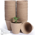JERIA 50-Pack 3.15 Inch Peat Pots by JERIA