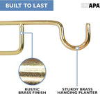 Ilyapa 3 Pack Metal Wall Plant Hangers - Image 3