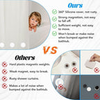 20 Pcs Shower Curtain Weights，Silicone Wrapped Heavy Duty shower curtain - Image 4