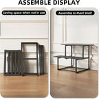 Metal Plant Stand, Foldable Heavy Duty Indoor, Window Iron Plant Shelf - Image 4