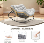 Oversized Papasan Rocking Chair - Image 6