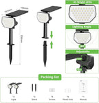 Lepro Solar Decorative Spot Lights 2 Pack, Cool White Modern Accent Lights - Image 9