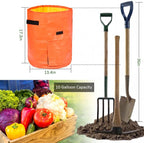 JJGoo Potato Grow Bags, 4 Pack 10 Gallon - Image 2