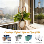 35 Inch Macrame Plant Hanger, Large - Image 5