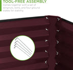 Best Choice Products 6x3x2ft Outdoor Metal Raised Garden Bed, Deep Root Box - Image 5
