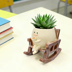 Smiley Face Planter Pot, Cute Plant Pots - Image 6