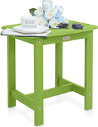 Y&M Outdoor Side Table, HIPS Adirondack Small Single Table, Waterproof Square by YM