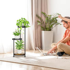 Plant Stand Indoor Outdoor Clearance, 3 Tier Metal Flower Shelf Pot Holder - Image 8