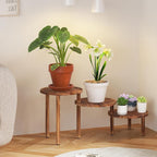 3 Tiers Plant Stand Indoor, Wood Plant Stands - Image 6