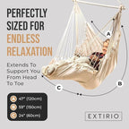 Hanging Hammock Chair Swing – Hanging Chair Outdoor & Indoor - Image 2