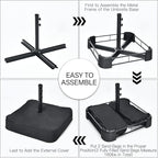 Tangkula 11 Piece Rattan Outdoor Dining Set - Image 6