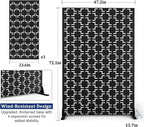 Outdoor Privacy Screen, Freestanding Privacy Fence Panels - Image 2