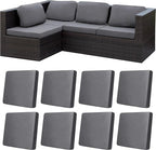 8Pcs Stretch Patio Cushion Covers, Outdoor Couch Covers Replacement, Outdoor by BIETYONE