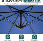 OLIXIS 9.7FT Offset Patio Umbrella - Image 4
