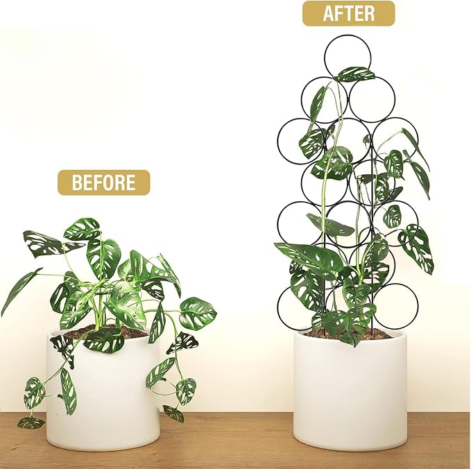Trellis for Climbing Plants Indoor, 3 Pack Stackable Garden Trellis for Potted - Image 6
