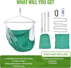 Backyard Expressions Hanging Hammock Chair Swing - Image 5