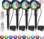 MEIKEE 15W RGB Color Changing Landscape Lighting 120V LED Landscape Lights by MEIKEE