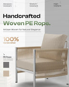 Aluminum Outdoor Patio Furniture Set - Image 4