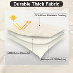 PureFit Outdoor Couch Cover Waterproof Patio Sofa Furniture Covers, 4-Seater - Image 3