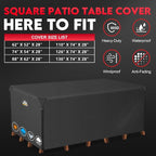 Zettum Patio Furniture Cover Rectangle - Image 3