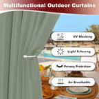 HolidayIdeas Grommet Outdoor Curtains - Image 3