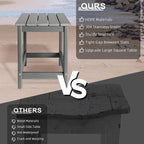 Outdoor Side Tables Adirondack, HDPE Small Table - Image 5