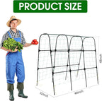 Garden Arch Trellis for Climbing Plants Outdoor, 50x48 inch Cucumber Trellis - Image 4